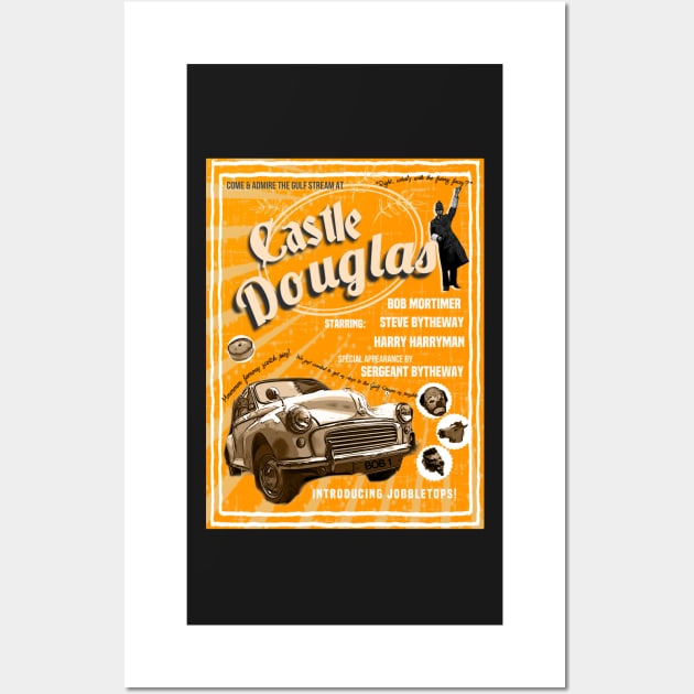 Castle Douglas poster yellow Wall Art by Dpe1974